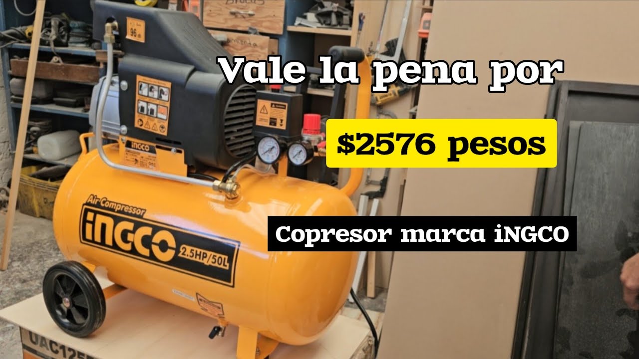 Compresor económico de la marca ingco  ¿vale la pena por? $2576 pesos🤔 