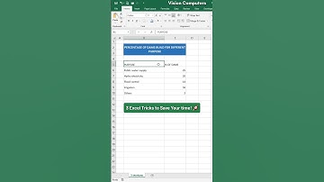 3 Excel tricks to save your time ‼️  #Excel #exceltips #exceltricks