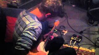 Joe From Teal Tracking Guitars At Keysound Studios