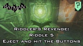 Batman: Arkham Knight - Riddler's Revenge: Riddle 5 - Eject and Hit the Buttons screenshot 4