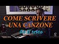 SCRIVERE UNA CANZONE PASSO PASSO – #3 Il testo - Vediamo come inserire il testo nella musica