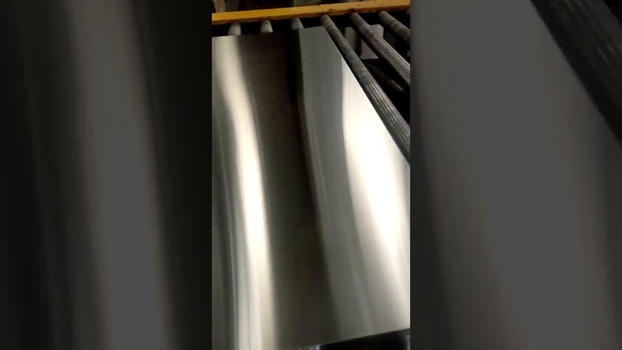 NO.4 Brushed finish stainless steel sheet finish YouTube