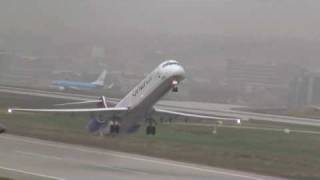 LTBA Ataturk Int'l Onur Air take off Rnwy 18R
