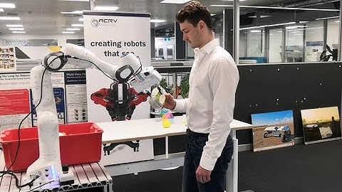 Object-Independent Human-to-Robot Handovers using Real Time Robotic Vision