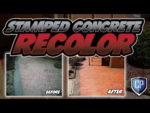 Video: Vai es varu mainīt uzdrukātā betona krāsu?