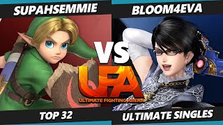 UFA 2023 - Supahsemmie (Young Link) Vs. Bloom4Eva (Bayonetta) Smash Ultimate - SSBU