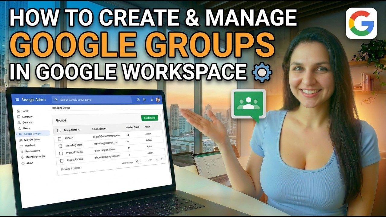 Group Workspace Guid How to create and manage Google Groups in Google Workspace - YouTube