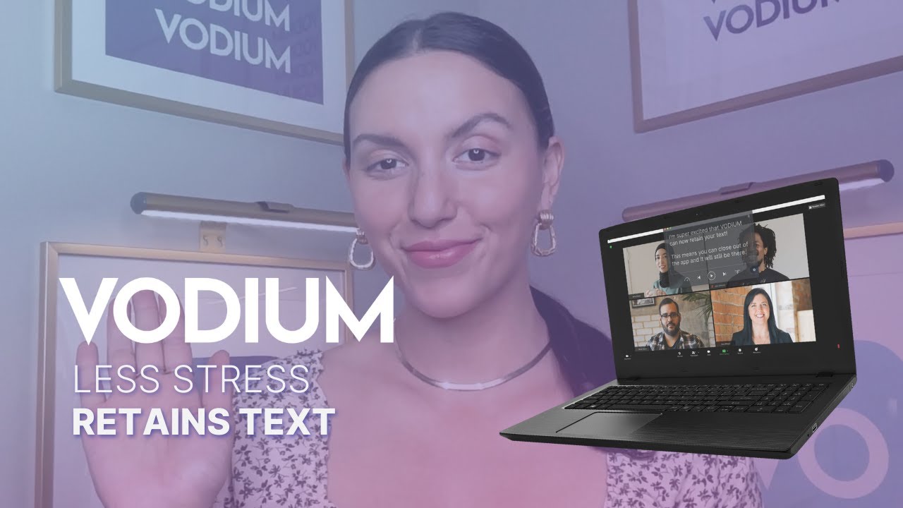 A virtual teleprompter that allows you to prep & save in advance