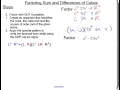 Factoring revised Video Lecture