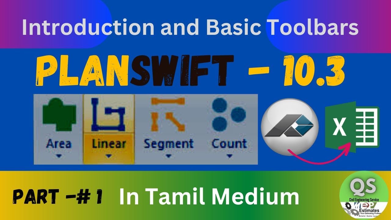Introduction and Basic Main Toolbars of Planswift In Tamil Tutorials