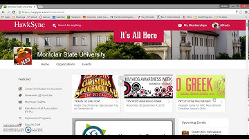 Accessing Co-Curricular Transcript on HawkSync