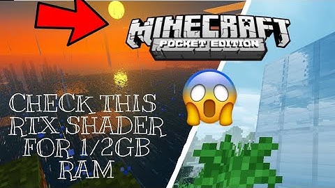 YSSBE LITE SHADERS[]RTX SHADERS FOR MCPE 1.17 SUPPORT 1/2GB RAM