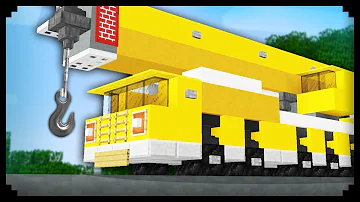 ✔ Minecraft: How to make a Crane Truck