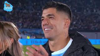 Suárez se conmueve tras el mensaje de Neymar y Messi