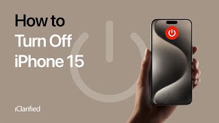 How to Turn Off iPhone 15