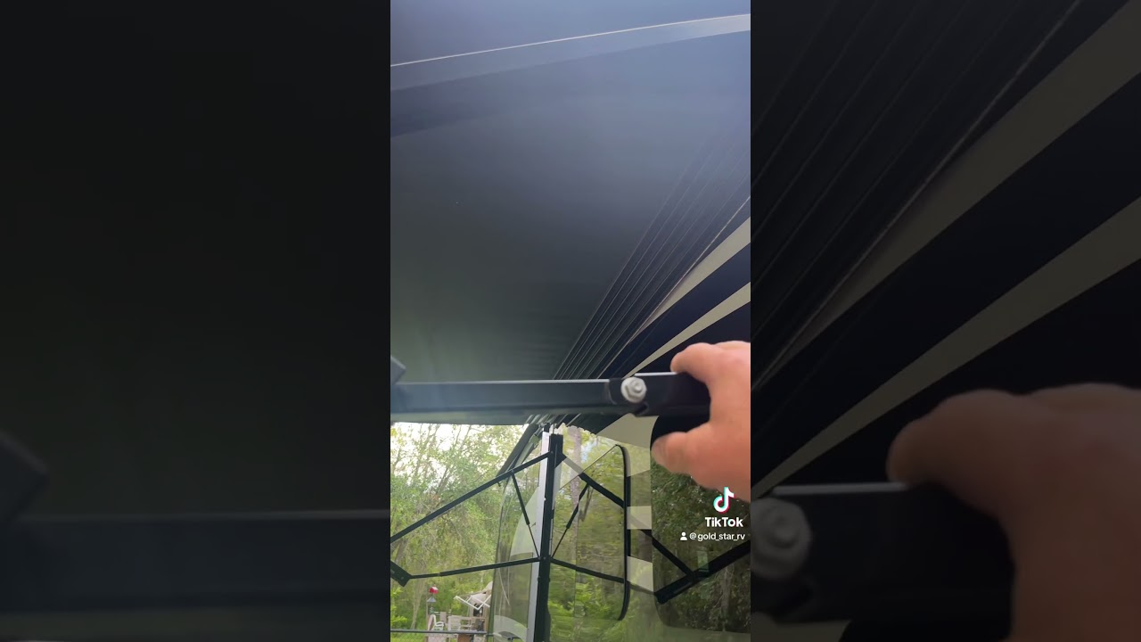 How to Collapse Solera Awning in Rain