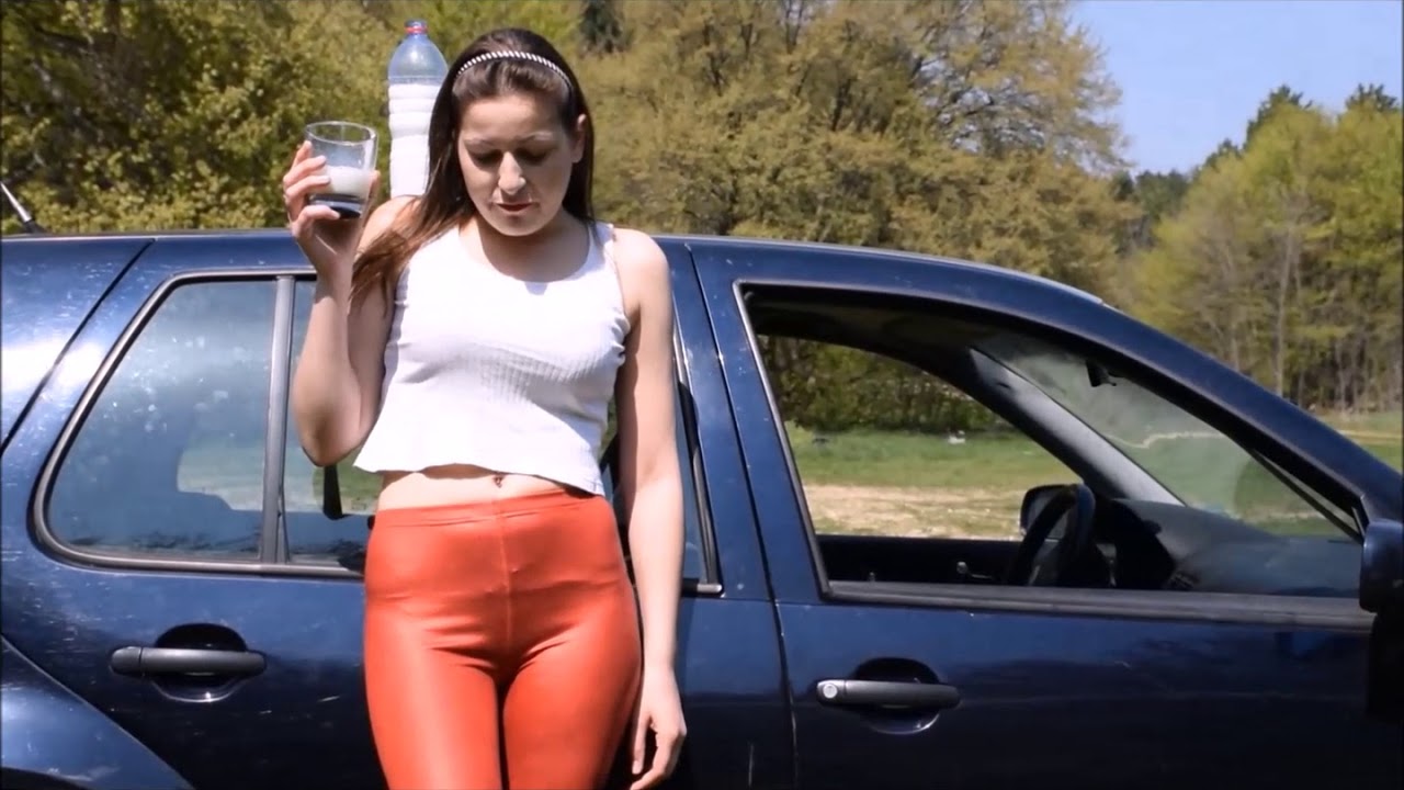 i like milk high heel wetlook legging ladies