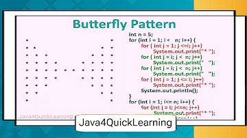 Butterfly Pattern In Java #java #patternprograms #pattern #corejava #java4quicklearning