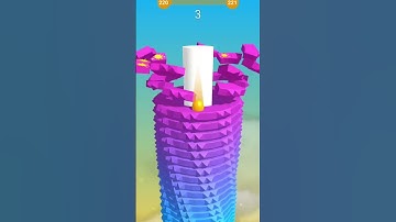 Stack ball 3d | Gameplay Walkthrough [Android, iOS Game] #viralvideoシ #reels #gaming   #gametrend
