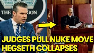 FED UP Judges PULL NUKE Move as Pete Hegseth COLLAPSES Under Oath in Court