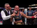 "I trained really hard for this." | Cris Cyborg Post-Fight Interview | PFL Tampa