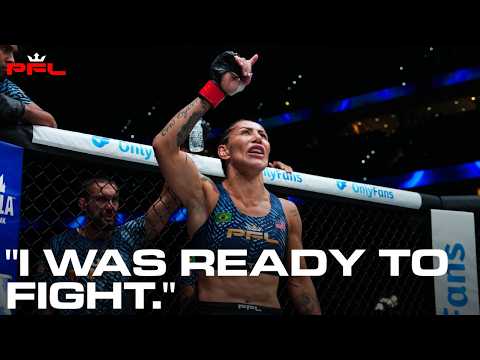"I trained really hard for this." | Cris Cyborg Post-Fight Interview | PFL Tampa