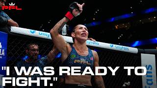'I trained really hard for this.' | Cris Cyborg Post-Fight Interview | PFL Tampa