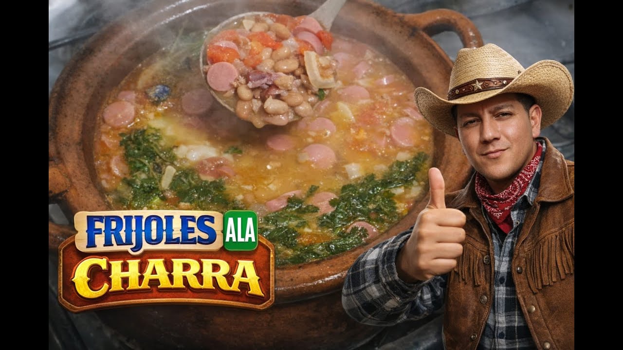 Así se hacen los verdaderos FRIJOLES A LA CHARRA.. receta infalible..