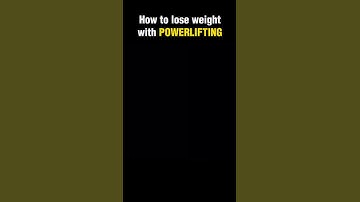 How to lose weight with powerlifting