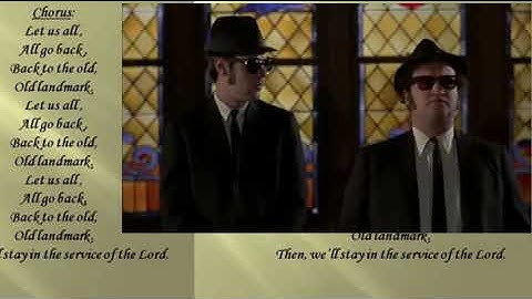 James Brown (Blues Brothers) Old Landmark - lyrics