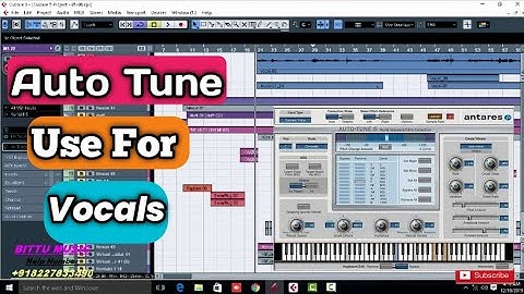 Auto Tune Use For Vocals in Cubase 5 Hindi