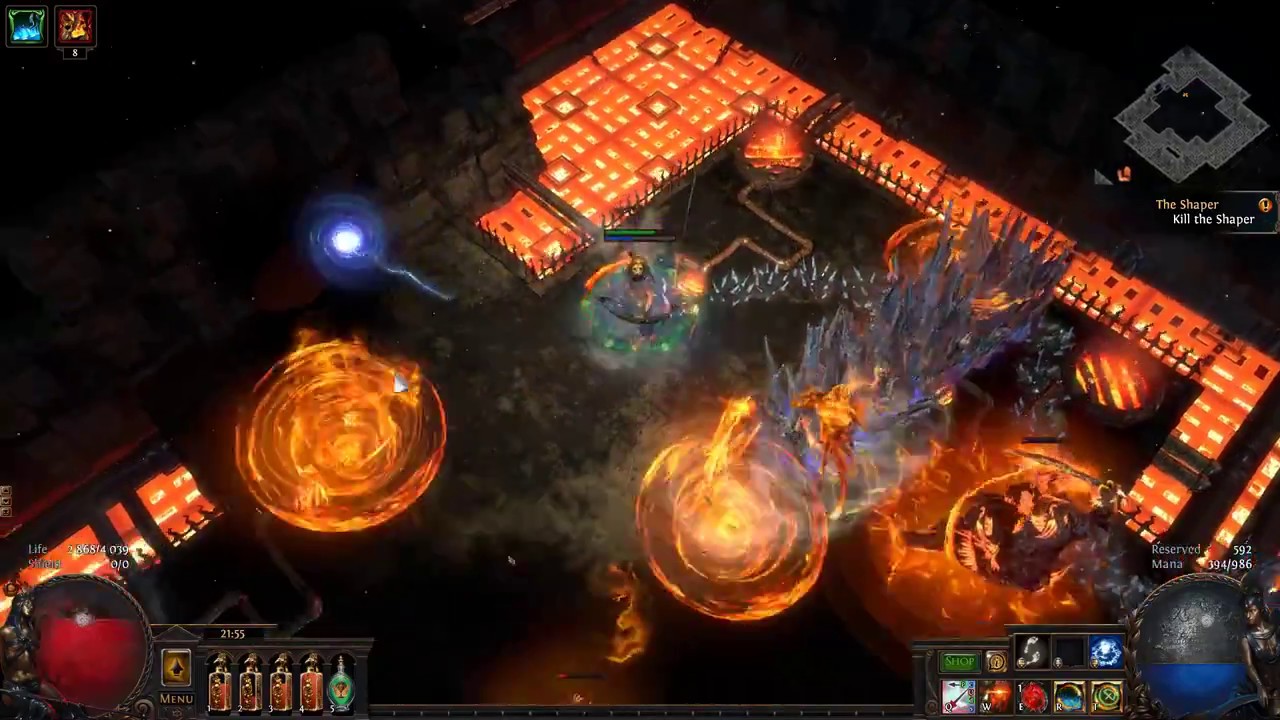 poe 3 0 ranger deadeye vs phoenix tier 16 physical and bleed