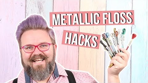 How to Use Metallic Thread in Cross Stitch | Caterpillar Cross Stitch