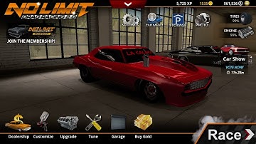 No limit drag 2.0 camaro 69 nos tune 5.8s