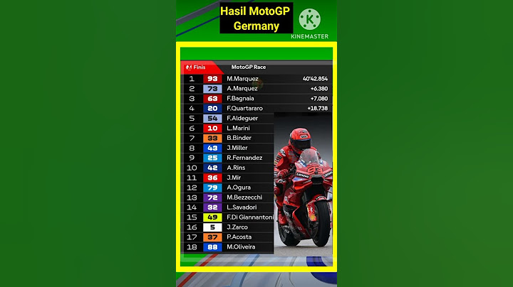 Hasil Race MotoGP Sachsenring Jerman, Marc Marquez Juara, Alex dan Bagnaia Podium #motogp #germanygp