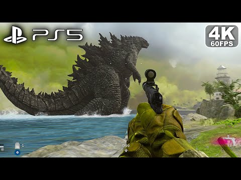 CALL OF DUTY WARZONE Godzilla Vs Kong PS5 Gameplay 4K 60FPS