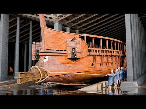 How Ancient Greek Warship Were Stored