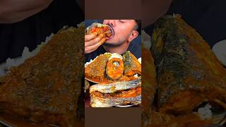 Big Fish With Rice Eating Asmr Video #short #asmr #mukbang #eatingsounds #food #eatingshow #foodie