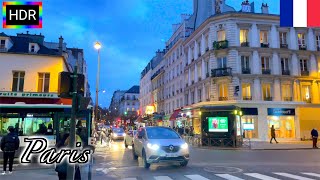 🇫🇷【HDR 4K】Paris Night Walk - 15th arrondissement (January, 2021)