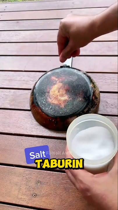 Cara praktis bersihkan Teflon berkarat #diy #tipspraktis #lifehacks