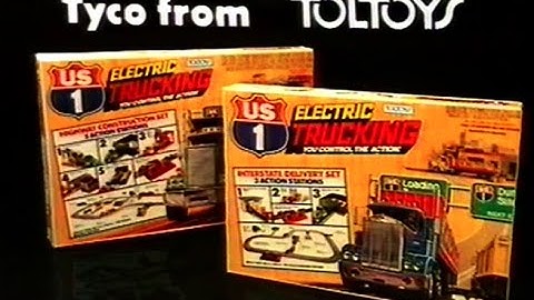 TYCO US-1  ELECTRIC TRUCKING (1982)  by Toltoys -  TV Ad