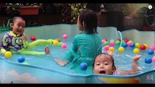 Cheap Plastic Swimming Pool Toys and Cute Baby Kids - Play and Learn