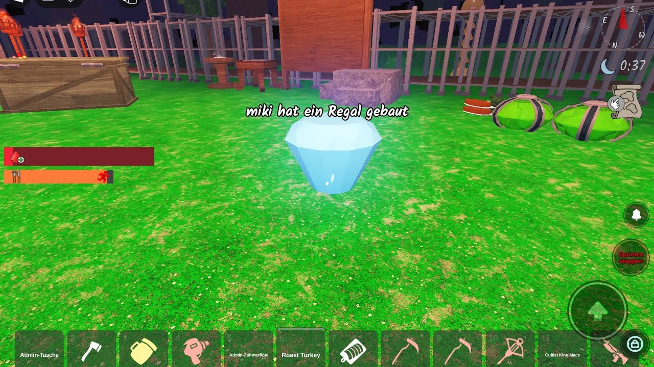 Update Party in 99 nächte im Wald