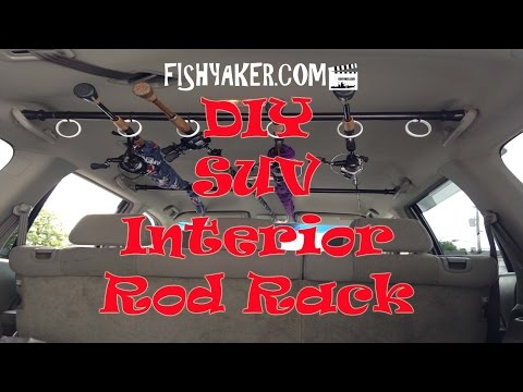 Best DIY SUV Interior Fishing Rod Rack: Episode 327 