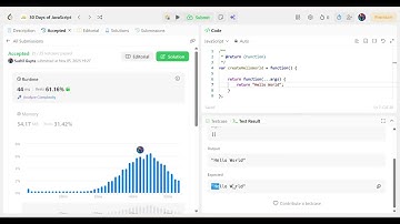 Day 1 of My 30 Days of JavaScript Challenge — LeetCode 2667: Create Hello World Function