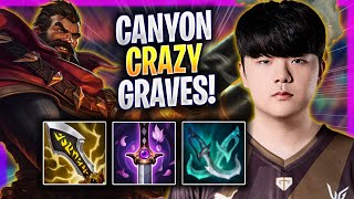 CANYON IS SO CRAZY WITH GRAVES! - GEN Canyon Plays Graves JUNGLE vs Hecarim! | Season 2024