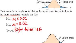 Hypothesis Testing p values and making and interpreting a decision