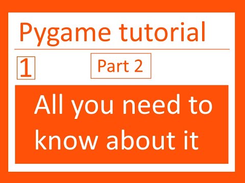 Pygame tutorial 2