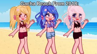 Normal Beach VS Gacha Beach: