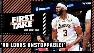 Anthony Davis looks spectacular! Unstoppable! - Stephen A. | First Take